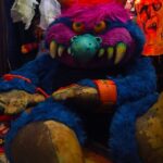 My Pet Monster vintage doll showcasing its iconic blue fur and monstrous features