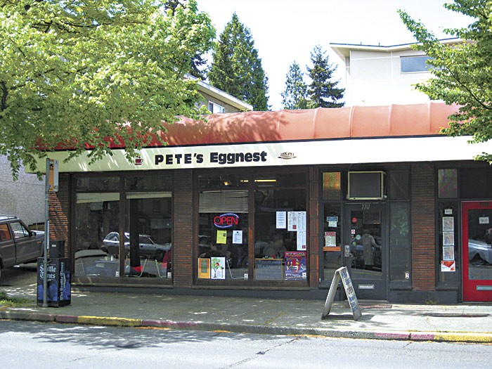 Exterior view of Patty's Eggnest restaurant building in Seattle