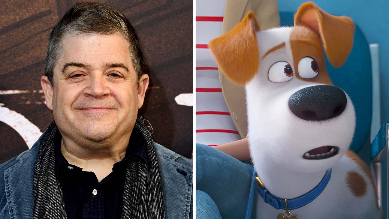 Patton Oswalt voicing Max in The Secret Life of Pets movie