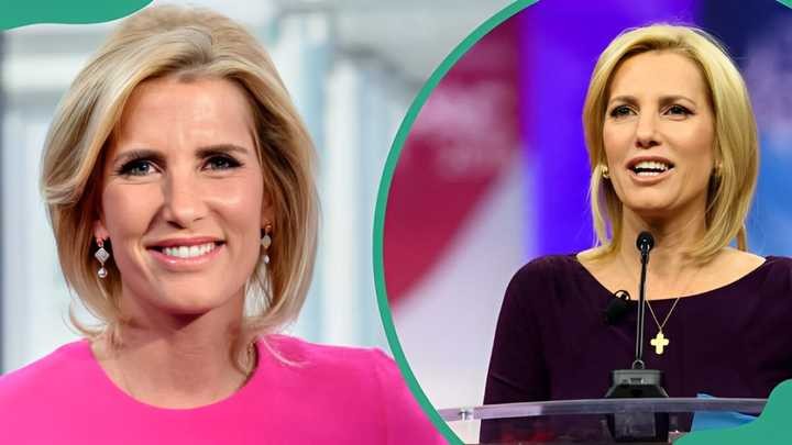 Laura Ingraham at Fox News and speaking at an event