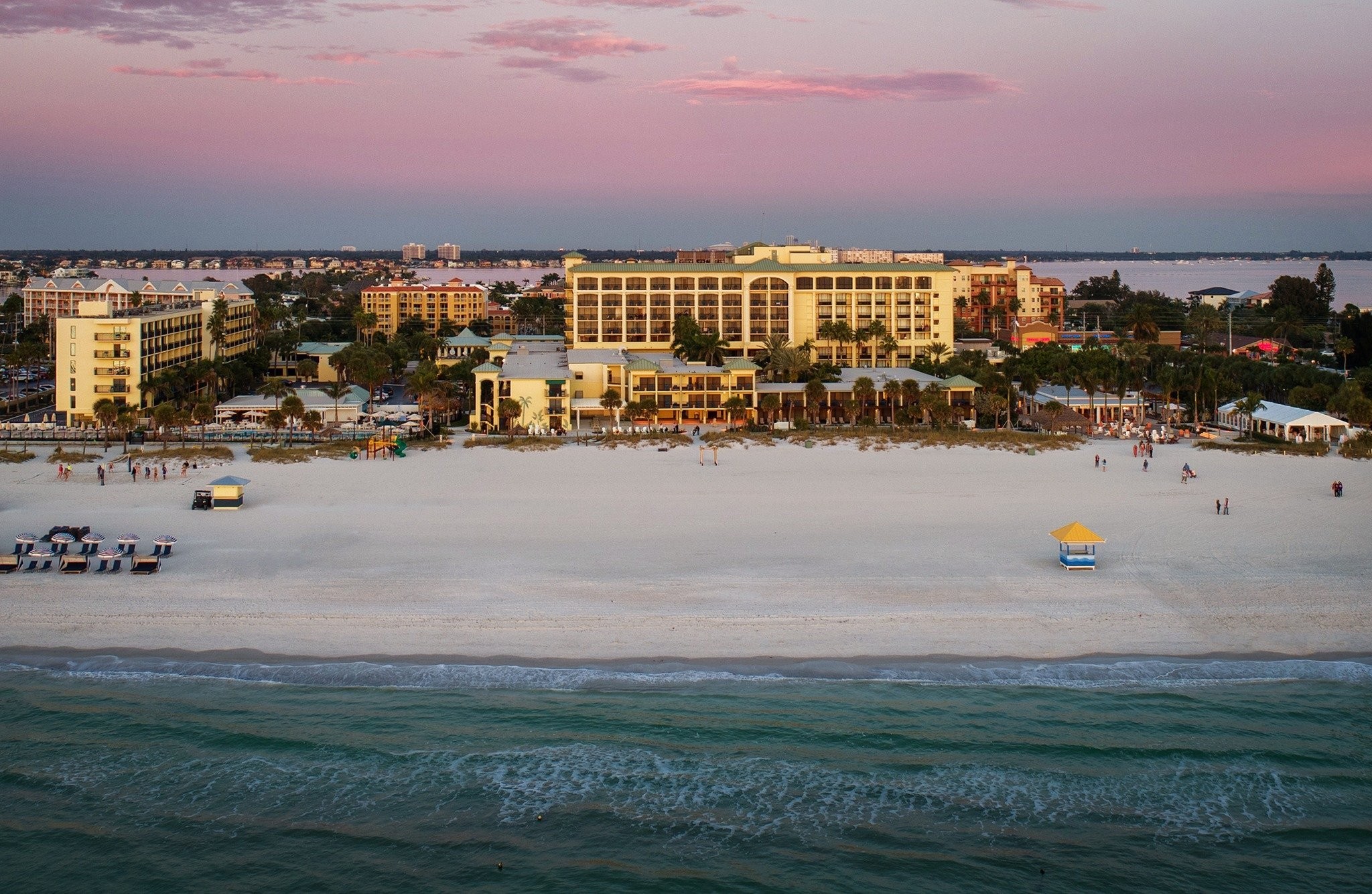 Northwest view rendering of the approved 15-story JW Marriott hotel at Sirata St Pete Beach