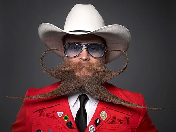 Bearded competitor at National Beard and Mustache Championships, featured on PetaPixel