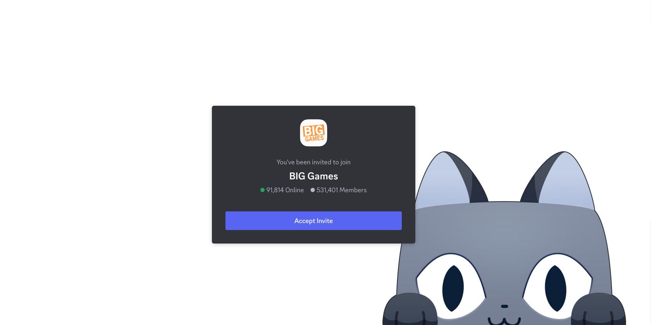 Big Games official Discord server icon