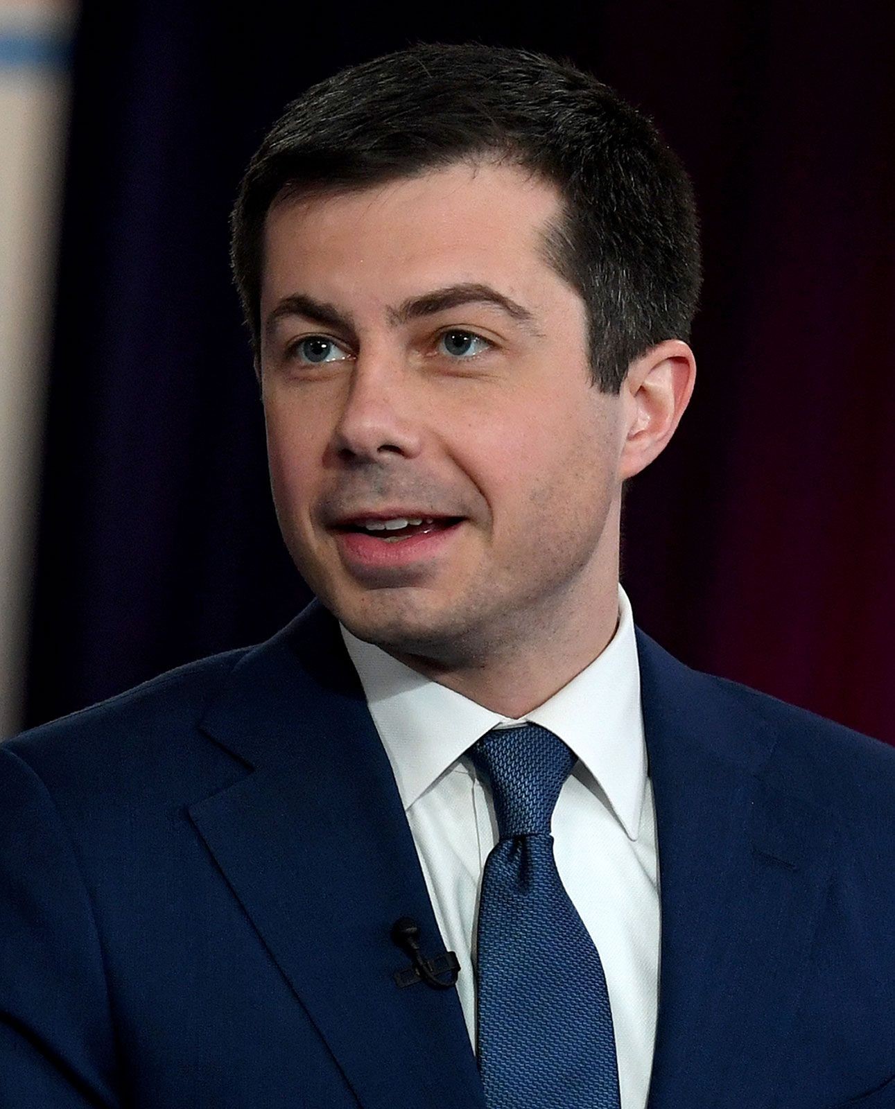 Pete Buttigieg campaigning for president in 2020, a significant moment in his political history and the Democratic primaries.