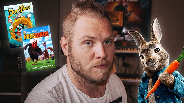 Dominic Lewis, composer of the Peter Rabbit animated film score, in a promotional image.