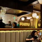 Modern and inviting interior of Fortu St. Pete restaurant