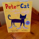 Pete the Cat book cover with white shoes