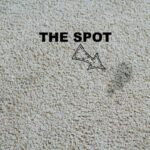 dirty spot on a carpet - carpet stain