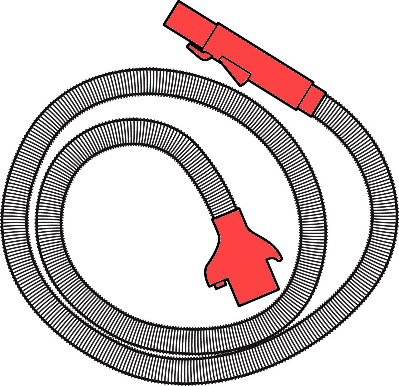 Hose spray issue location