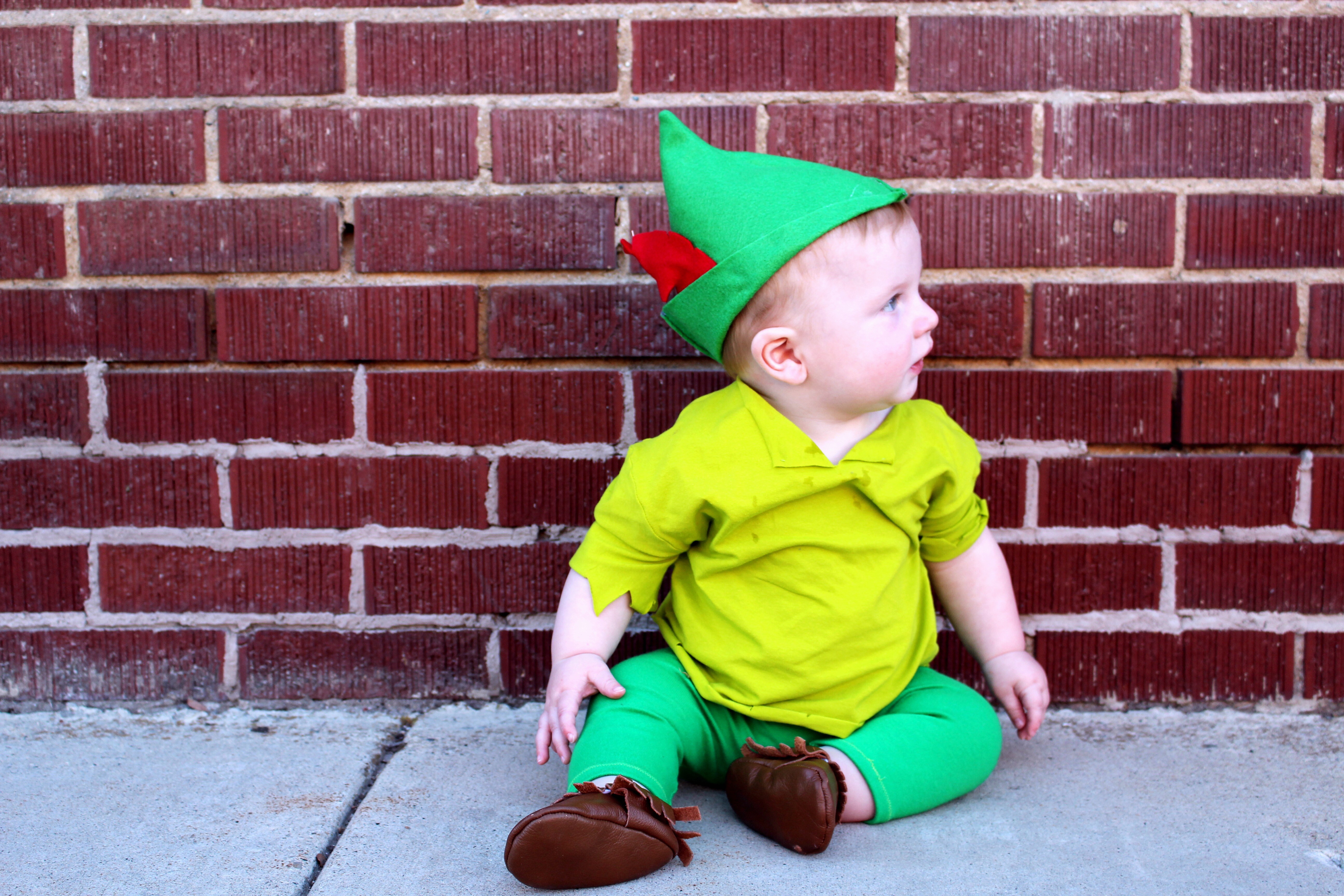 Peter Pan hat pattern drawn on felt before cutting