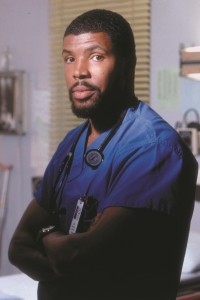 Dr. Peter Benton in ER, portrayed by Eriq La Salle, showcasing his intense dedication to medicine and patient care