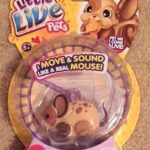 Close-up of Lil Mouse toy, pink color, showcasing its cute features