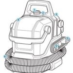 Bissell Little Green HydroSteam Pet Deluxe parts layout