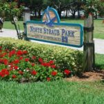 North Straub Park signage welcoming visitors