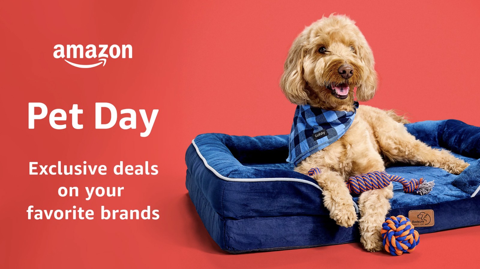 Amazon Pet Day is a two-day sales event on May 7-8, 2024, featuring discounts on pet products like food, toys, and health supplies.