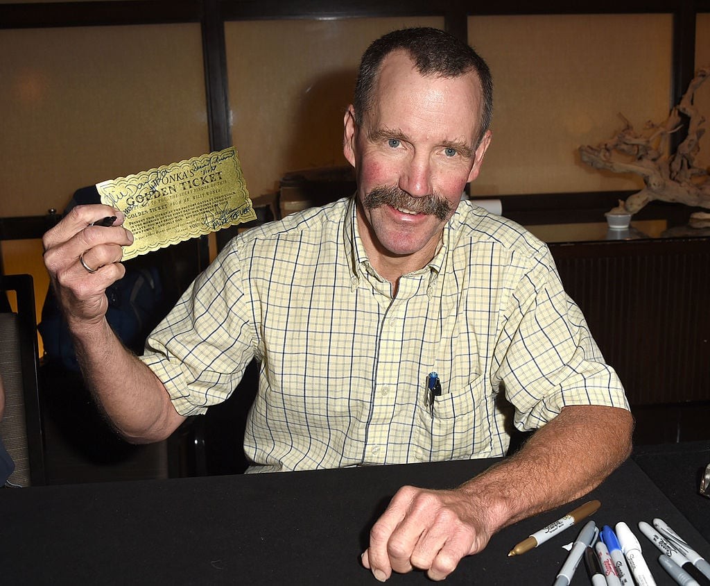 Peter Ostrum, known for his role as Charlie Bucket in Willy Wonka, at an event.