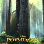 Pete's Dragon Movie Poster Featuring Pete and Elliot