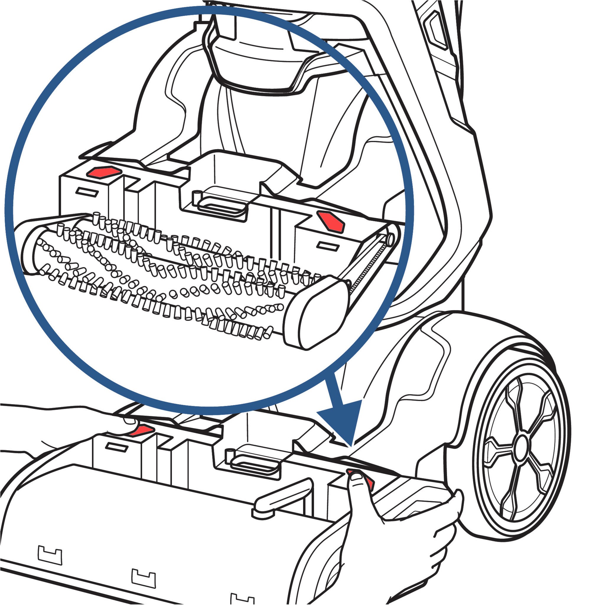 Removing Non-Integrated Brush Roll Cover from Bissell Revolution Pet Pro