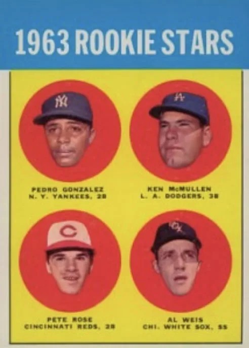 Pete Rose 1963 Topps Rookie Card