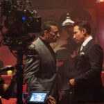 Peter Gaudio and William DeMeo on the set of Gravesend