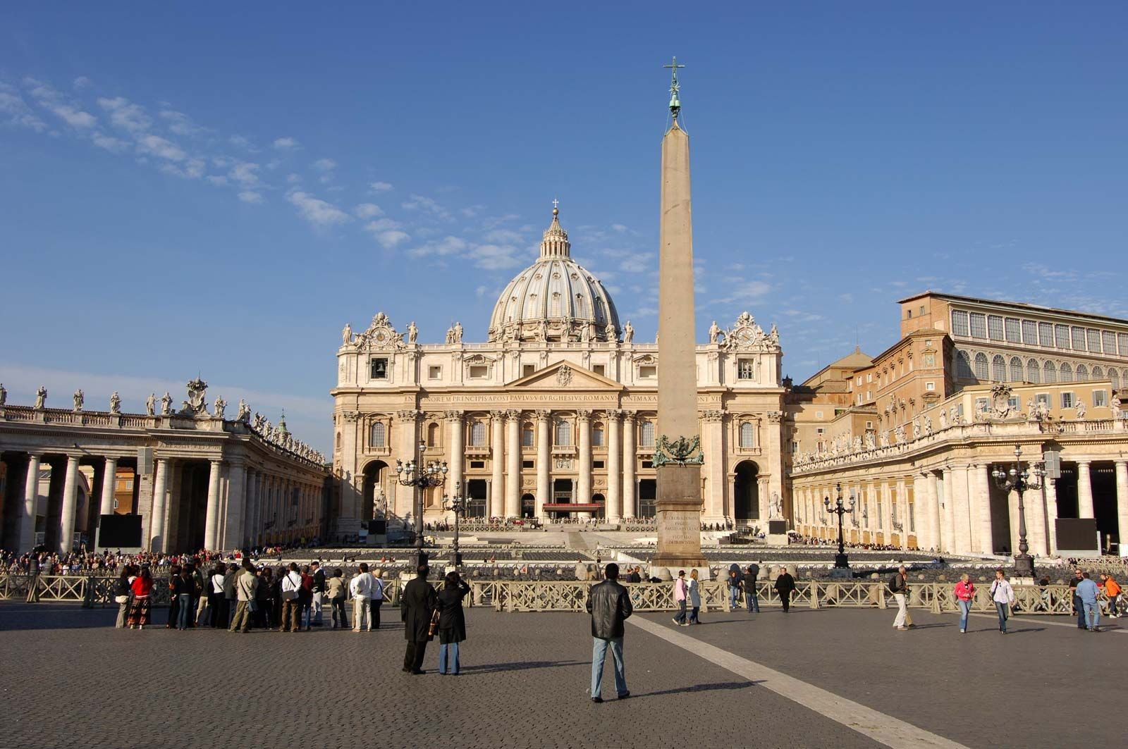 St Peter's Basilica aerial view in Vatican City