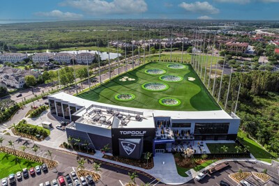 Topgolf St. Petersburg is now open, featuring outdoor hitting bays and a rooftop terrace.