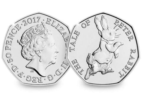 2017 Peter Rabbit 50p Circulated Coin 50p Copes Coins 698077