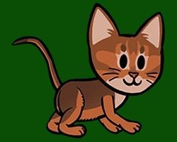 Fallout Shelter Cat Abyssinian-1