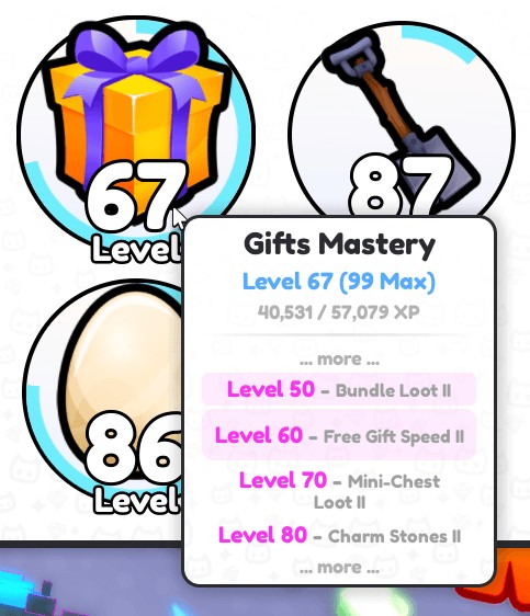 Gift Mastery Perks in Pet Sim 99