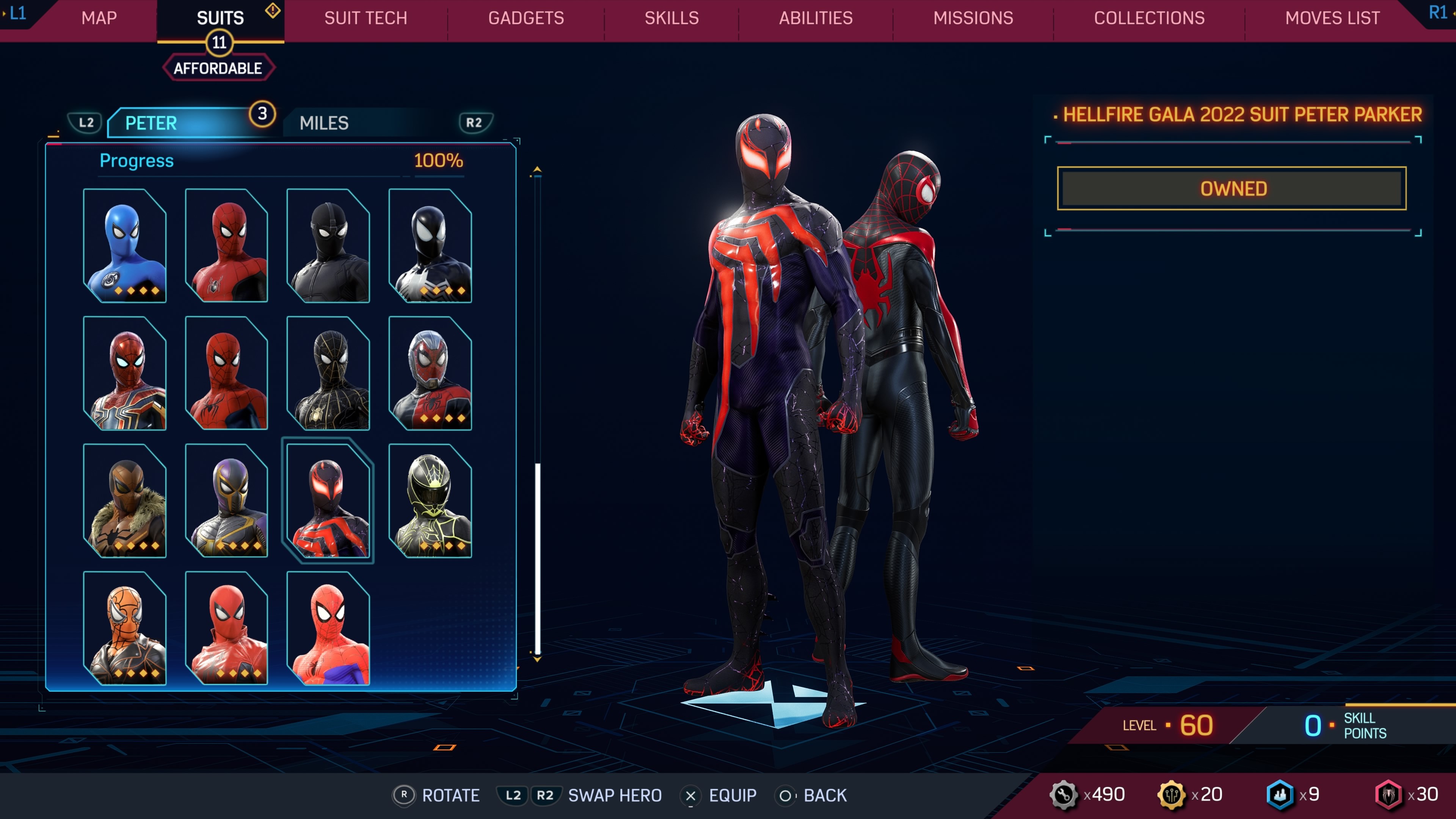 Hellfire Gala 2022 Suit Peter Parker