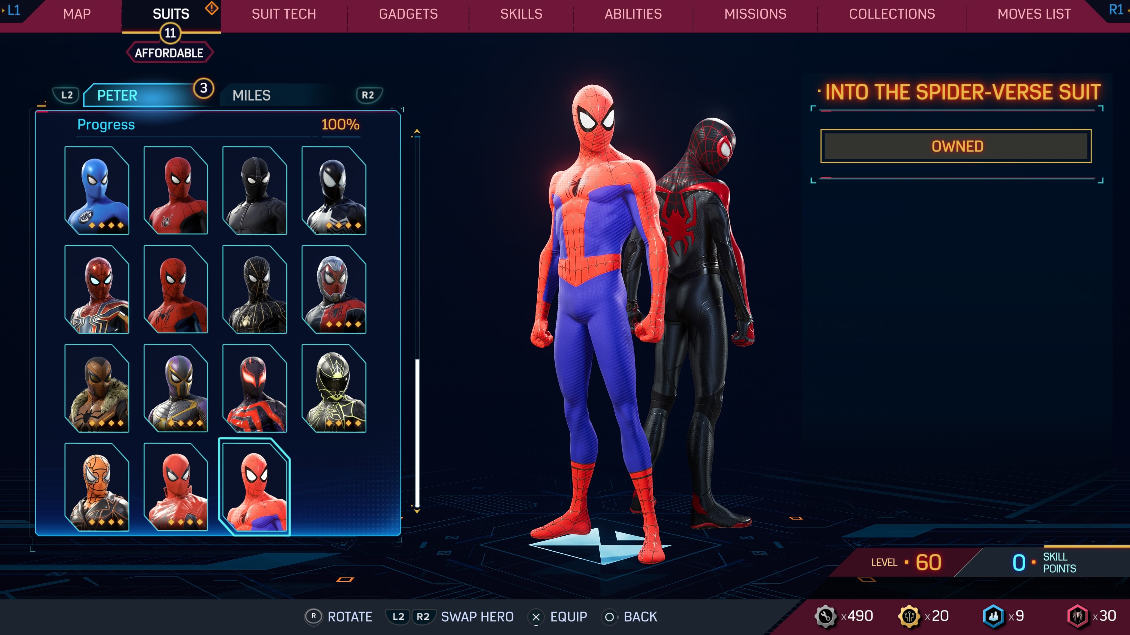 Into the Spider-Verse Suit for Peter