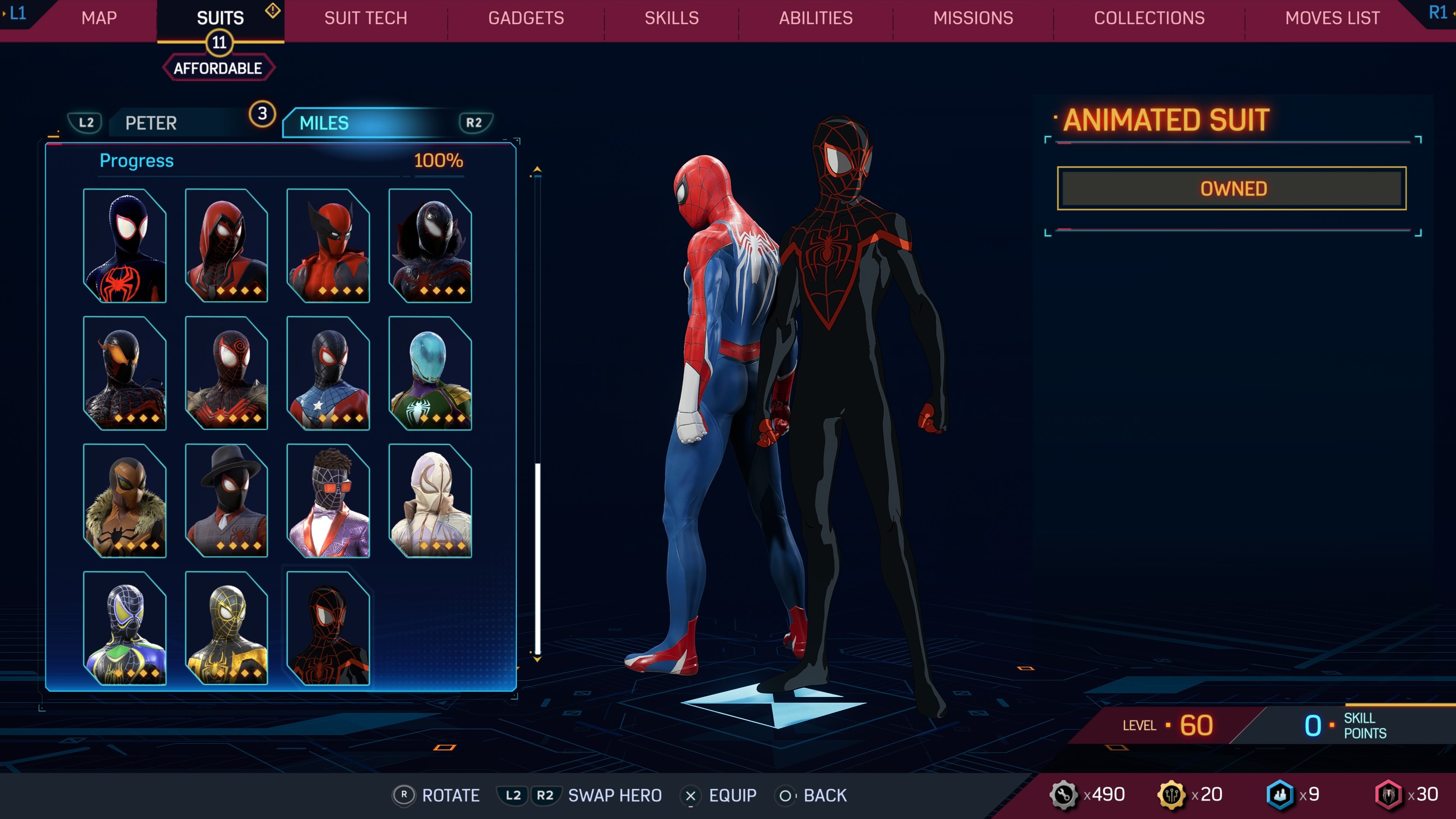 Animated Suit for Miles
