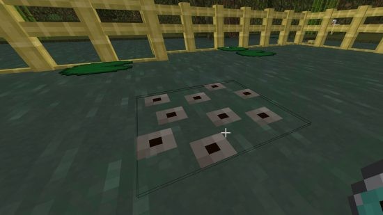 Breeding Minecraft frogs leads to frogspawn left on the floor