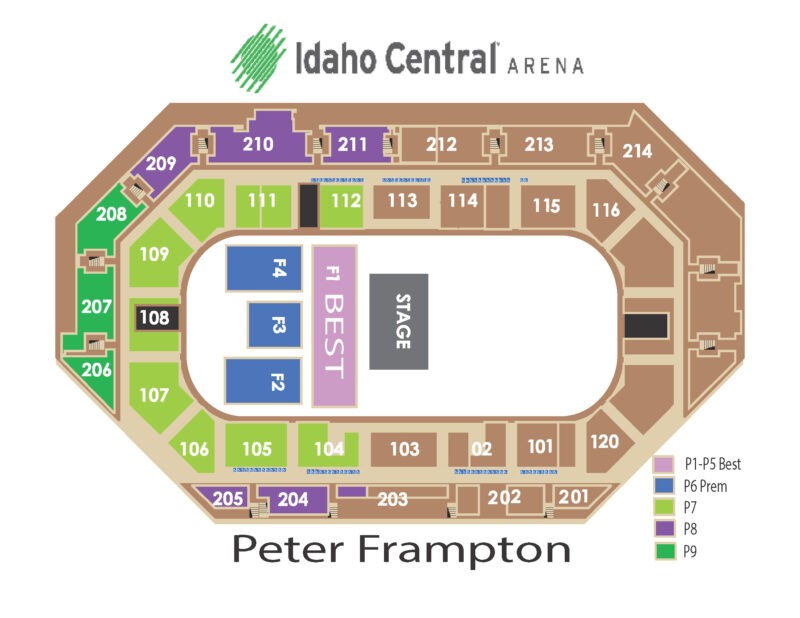 Peter Frampton performing at Idaho Central Arena