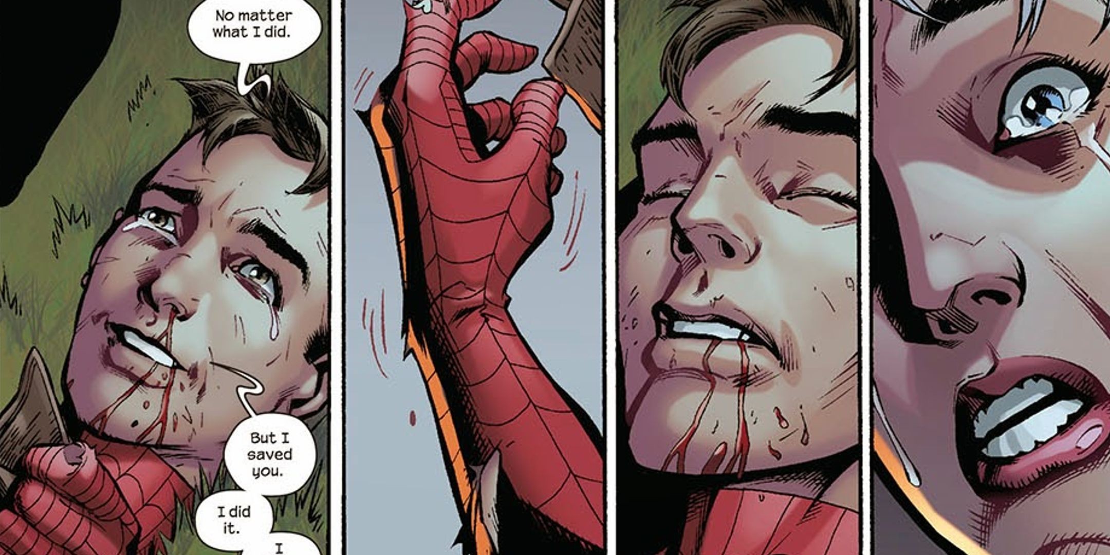 Spider-Man death 9 Ultimate Spider-Man 160