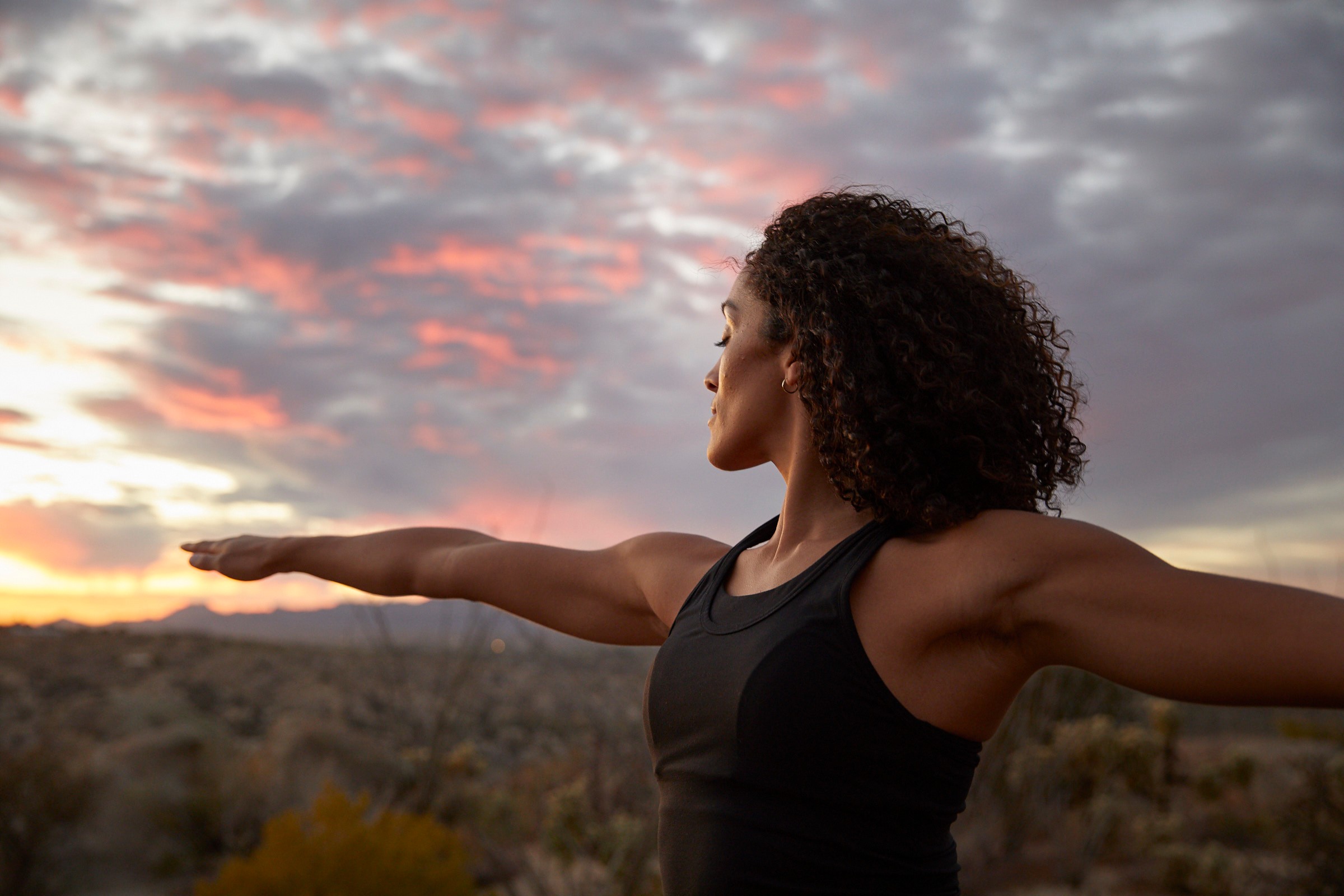 Woman doing yoga at Miraval Resort Hyatt